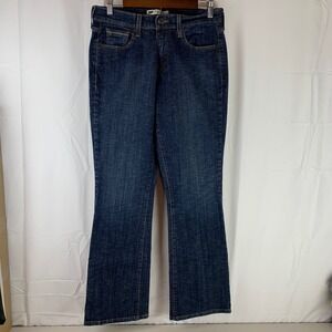 Levi's 515 Bootcut Jeans Women 8M W29‎ L32 Dark Wash Stretch Denim
